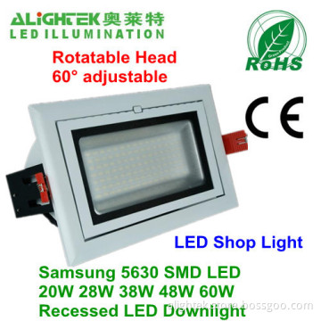 Samsung 5630 Smd Led Recessed Downlight 20w 60w 